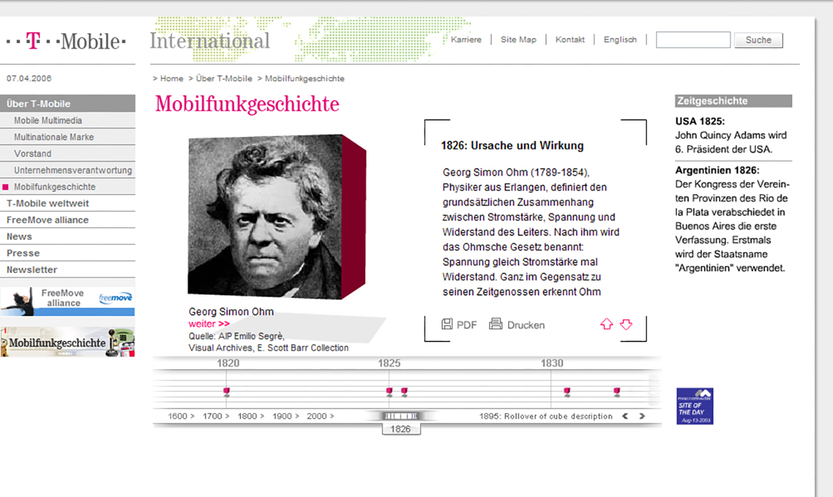 Logo macromedia site of the day